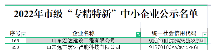 【榜上有名】华亿平台_华亿（中国）一站式服务平台建设荣获“2022年市级专精特新”企业